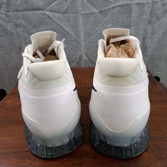 %Nike Romaleos 3 White/Black CrossFit Men Weightlifting Shoes Sz 15 / A 31 main image 10